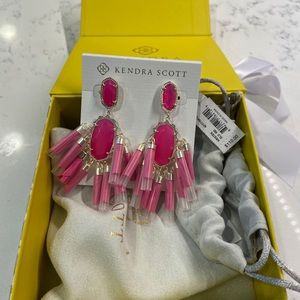 Brand new Kendra Scott pink tassel earrings